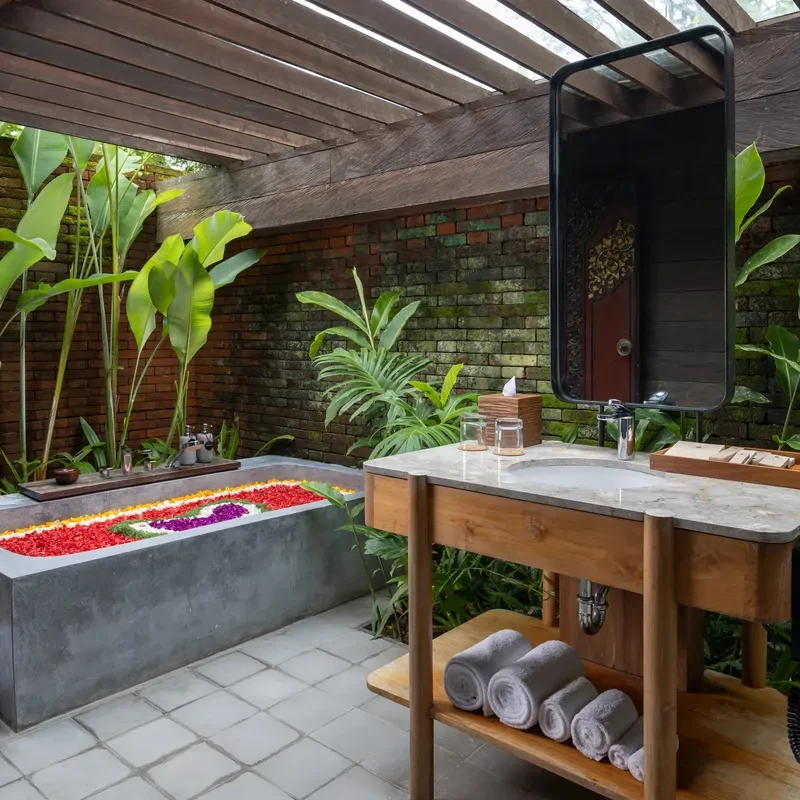 Bathroom - One Bedroom Private Pool Villa Ubud