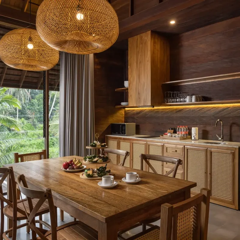 Living Room - Three Bedroom Private Pool Villa Ubud