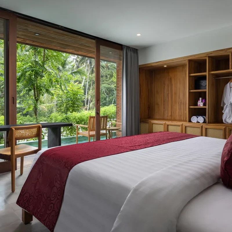 Master Bedroom - Three Bedroom Private Pool Villa Ubud